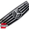 Prednja maska AMG dizajn (piano crna/chrome) / Mercedes E-klasa W211 limuzina S211 karavan (2002-2006)