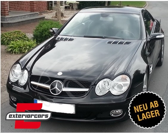 Prednja maska AMG dizajn (piano crna/chrome) / Mercedes SL-klasa R230 (2006-2008) - Slika 2