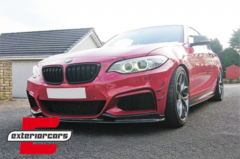 Prednja maska M2 look (piano crna) / BMW serije 2 F22 F23 F87 (2014-2021) - Slika 8