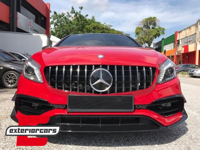 Prednja maska GT-R Panamericana dizajn (chrome) / Mercedes A-klasa W176 Facelift (09.2015-2018) - Slika 5