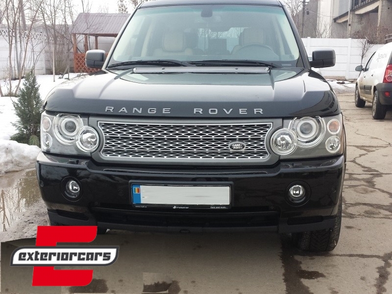 Prednja maska & bočni otvori Autobiography dizajn (siva/srebrna) / Range Rover Vogue III L322 (2006-2009) - Slika 7