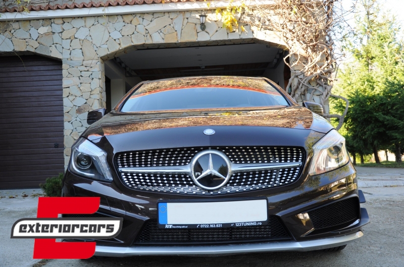 Prednji splitter Aero A45 AMG dizajn / Mercedes A-klasa W176 (2012-08.2015) - Slika 5
