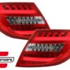 Full LED stražnja svjetla Facelift dizajn (crvena/kristal) - Slika 5