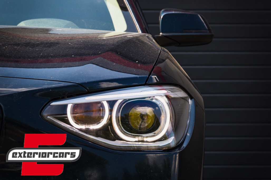 Prednja svjetla LED Angel Eyes Xenon look (crna) / BMW serije 1 F20 F21 (06.2011-03.2015) - Slika 18