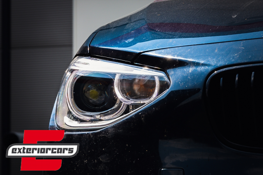 Prednja svjetla LED Angel Eyes Xenon look (crna) / BMW serije 1 F20 F21 (06.2011-03.2015) - Slika 19