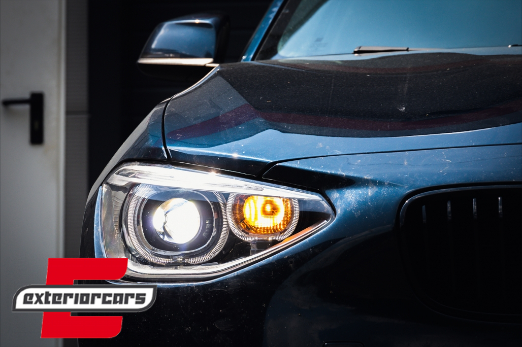 Prednja svjetla LED Angel Eyes Xenon look (crna) / BMW serije 1 F20 F21 (06.2011-03.2015) - Slika 21