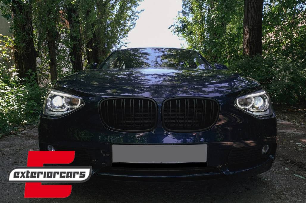 Prednja svjetla LED Angel Eyes Xenon look (crna) / BMW serije 1 F20 F21 (06.2011-03.2015) - Slika 10