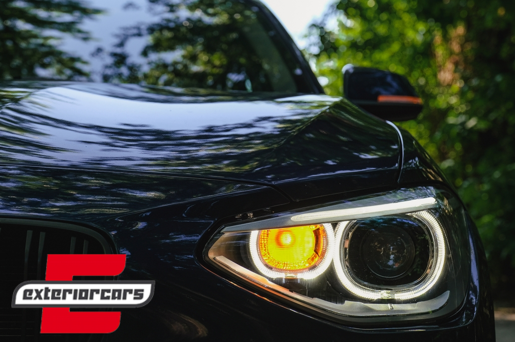 Prednja svjetla LED Angel Eyes Xenon look (crna) / BMW serije 1 F20 F21 (06.2011-03.2015) - Slika 13