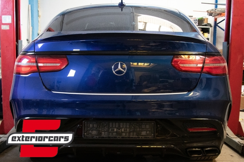 Zaštita stražnjeg branika - aluminijski poklopac / MERCEDES GLE Coupe C292 (2015-2019) - Slika 6