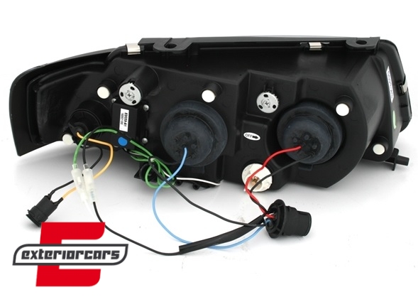 Prednja svjetla True DRL (crna) / Volkswagen Passat B5 3B (11.1996-08.2000) - Slika 4