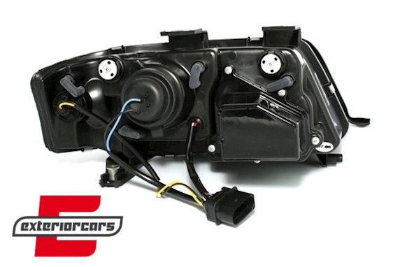 Prednja svjetla LED DayLight (chrome) / Audi A6 4B C5 (05.1997-05.2001) - Slika 4