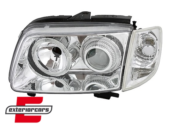 Prednja svjetla Angel Eyes (chrome) / Volkswagen Polo (10.1999-10.2001) - Slika 2