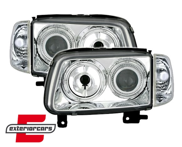 Prednja svjetla Angel Eyes (chrome) / Volkswagen Polo (10.1999-10.2001) - Slika 5