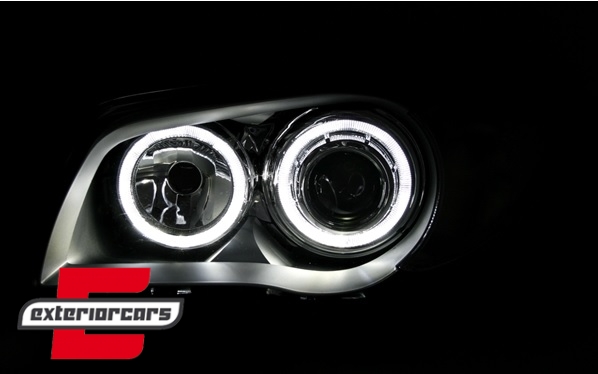 Prednja svjetla Angel Eyes (chrome) / BMW serije 1 E81 E82 E87 E88 (2004-2011) - Slika 2