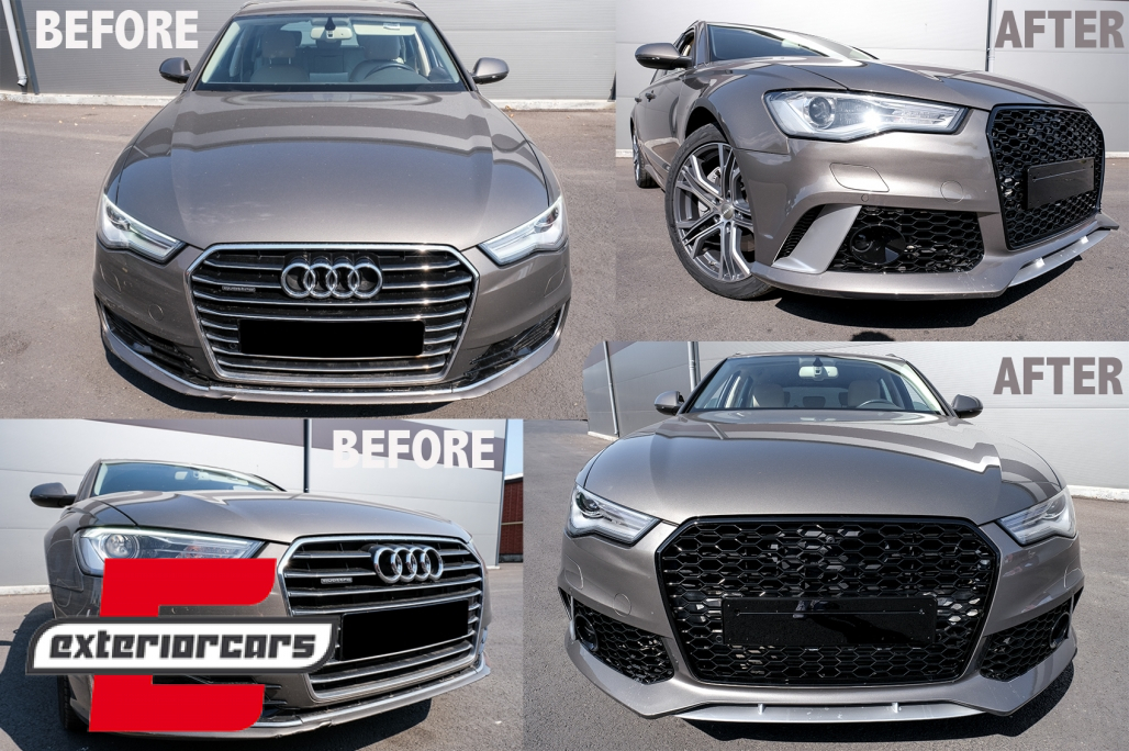Prednji branik RS6 dizajn / Audi A6 C7 4G Facelift (2015-2018) - Slika 8