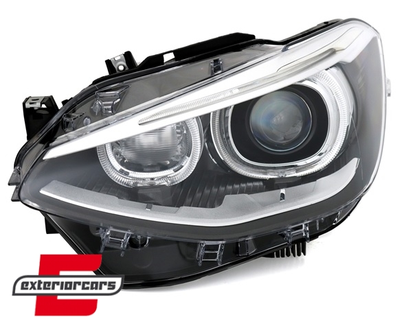 Prednja svjetla LED Angel Eyes Xenon look (crna) / BMW serije 1 F20 F21 (06.2011-03.2015) - Slika 4