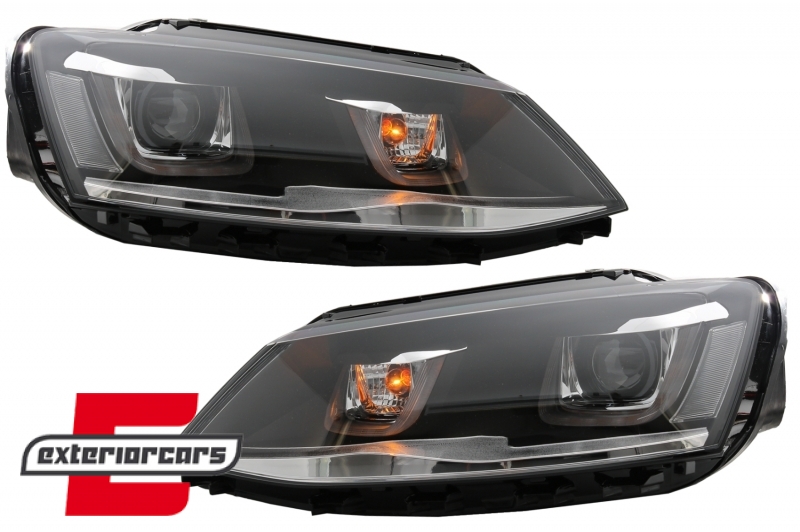 Prednja svjetla LED 3D U-dizajn Bi-Xenon GTI dizajn / VW Jetta Mk6 VI (2011-2018) - Slika 4