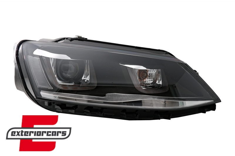 Prednja svjetla LED 3D U-dizajn Bi-Xenon GTI dizajn / VW Jetta Mk6 VI (2011-2018) - Slika 7