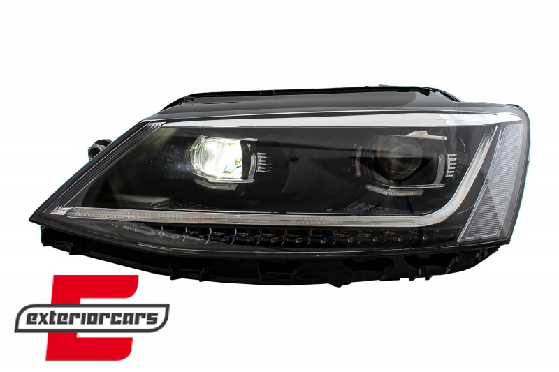 Prednja svjetla LED DRL SEQ žmigavci Xenon Matrix look / VW Jetta Mk6 VI (2011-2018) - Slika 7