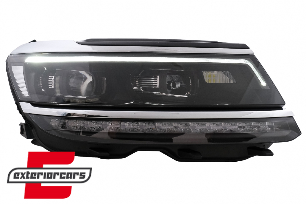 Full LED prednja svjetla SEQ žmigavci R-line Matrix dizajn / VW Tiguan II Mk2 (2016-2019) - Slika 3