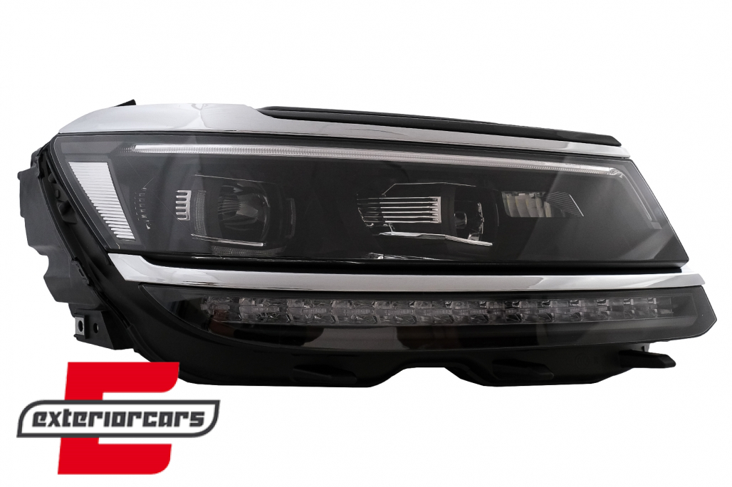 Full LED prednja svjetla SEQ žmigavci R-line Matrix dizajn / VW Tiguan II Mk2 (2016-2019) - Slika 9
