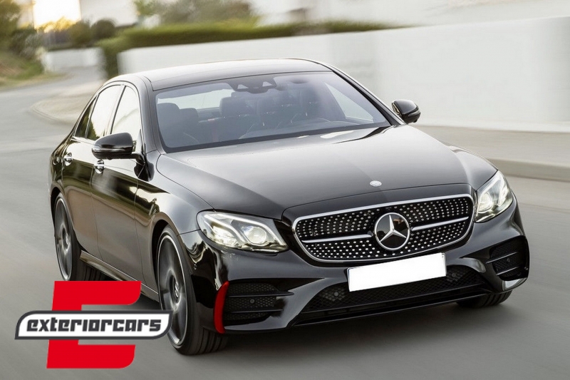 Prednji flapovi E53 AMG dizajn (crvena) / Mercedes E-klasa W213 S213 C238 A238 (2016-2019) - Slika 6