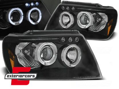 Prednja svjetla Angel Eyes (crna) / JEEP Grand Cherokee (1999-05.2005)