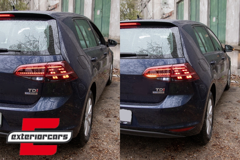 Full LED stražnja svjetla SEQ žmigavci Facelift G7.5 look (crvena) / VW Golf 7 & 7.5 VII (2012-2019) - Slika 18