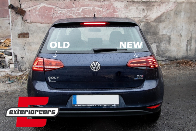 Full LED stražnja svjetla SEQ žmigavci Facelift G7.5 look (crvena) / VW Golf 7 & 7.5 VII (2012-2019) - Slika 19