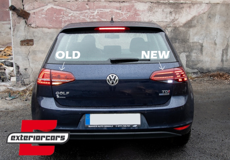 Full LED stražnja svjetla SEQ žmigavci Facelift G7.5 look (crvena) / VW Golf 7 & 7.5 VII (2012-2019) - Slika 20