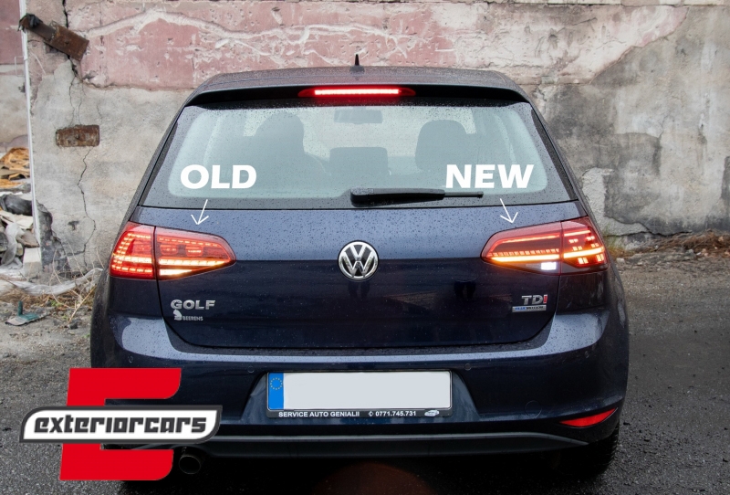 Full LED stražnja svjetla SEQ žmigavci Facelift G7.5 look (crvena) / VW Golf 7 & 7.5 VII (2012-2019) - Slika 21