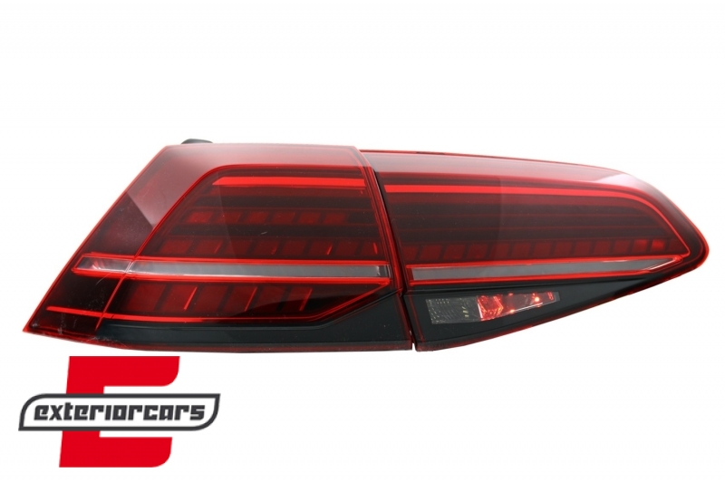 Full LED stražnja svjetla SEQ žmigavci Facelift G7.5 look (crvena) / VW Golf 7 & 7.5 VII (2012-2019) - Slika 13