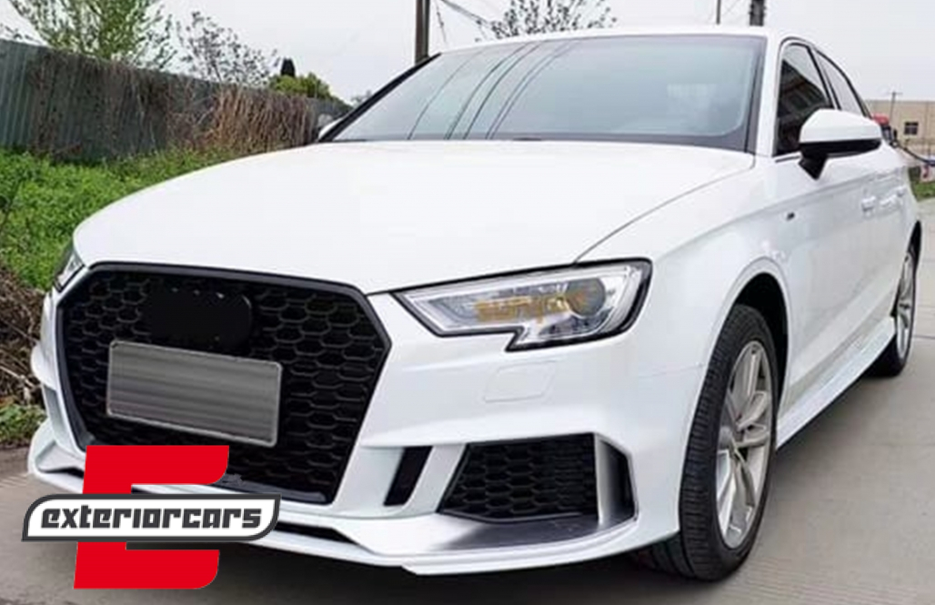 Prednji branik RS3 dizajn / Audi A3 8V Facelift (2016-2019) Limuzina Cabrio - Slika 9