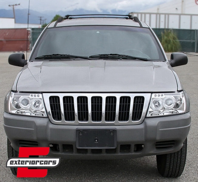 Prednja svjetla Angel Eyes (chrome) / JEEP Grand Cherokee (1999-05.2005) - Slika 6