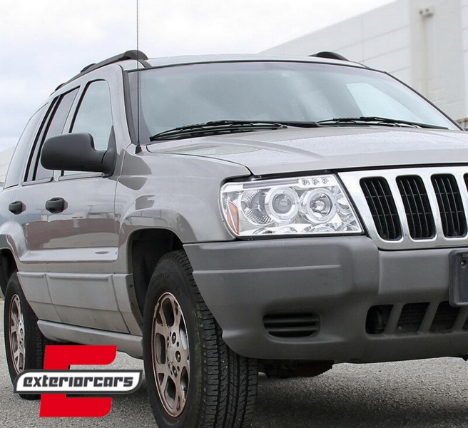 Prednja svjetla Angel Eyes (chrome) / JEEP Grand Cherokee (1999-05.2005) - Slika 7