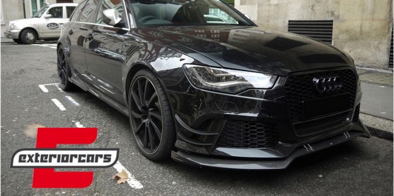 Prednji nastavak branika (pravi carbon) / Audi A6 C7 4G RS6 (2011-2018) - Slika 13