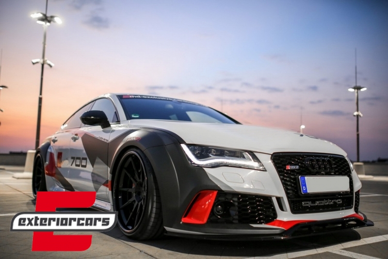 Prednji nastavak branika (pravi karbon) / Audi A7 RS7 4G (2010-2018) - Slika 7