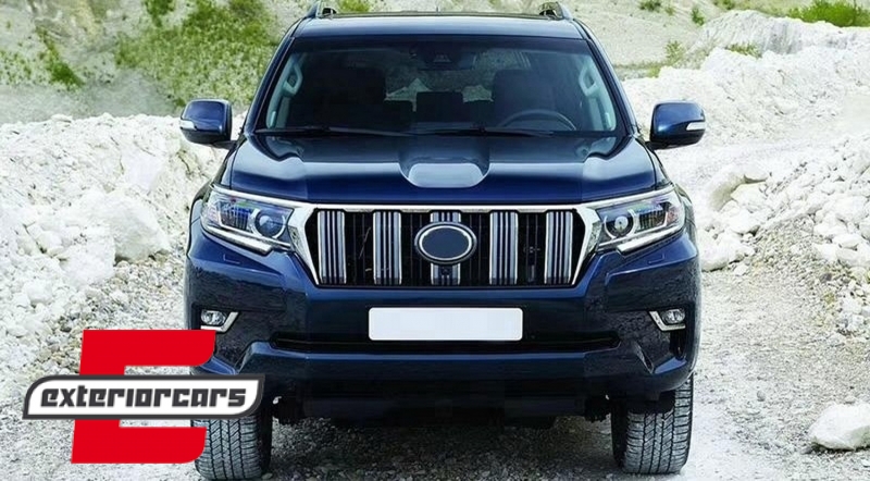 Bodykit za pretvorbu iz 2010 u 2018 Facelift model / Toyota Land Cruiser Prado FJ150 (2009-2017) - Slika 56