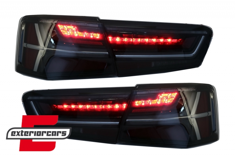 Full LED stražnja svjetla SEQ žmigavci Facelift dizajn (smoke) / Audi A6 4G C7 limuzina (2011-2014) - Slika 12