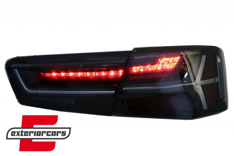 Full LED stražnja svjetla SEQ žmigavci Facelift dizajn (smoke) / Audi A6 4G C7 limuzina (2011-2014) - Slika 14