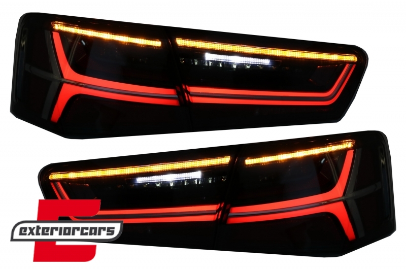 Full LED stražnja svjetla SEQ žmigavci Facelift dizajn (smoke) / Audi A6 4G C7 limuzina (2011-2014) - Slika 15