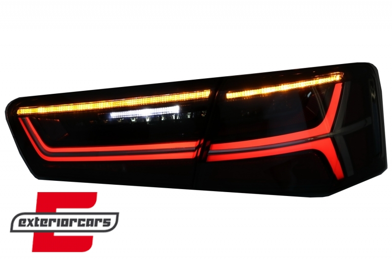 Full LED stražnja svjetla SEQ žmigavci Facelift dizajn (smoke) / Audi A6 4G C7 limuzina (2011-2014) - Slika 17