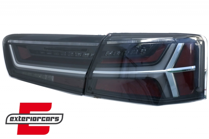 Full LED stražnja svjetla SEQ žmigavci Facelift dizajn (smoke) / Audi A6 4G C7 limuzina (2011-2014) - Slika 8