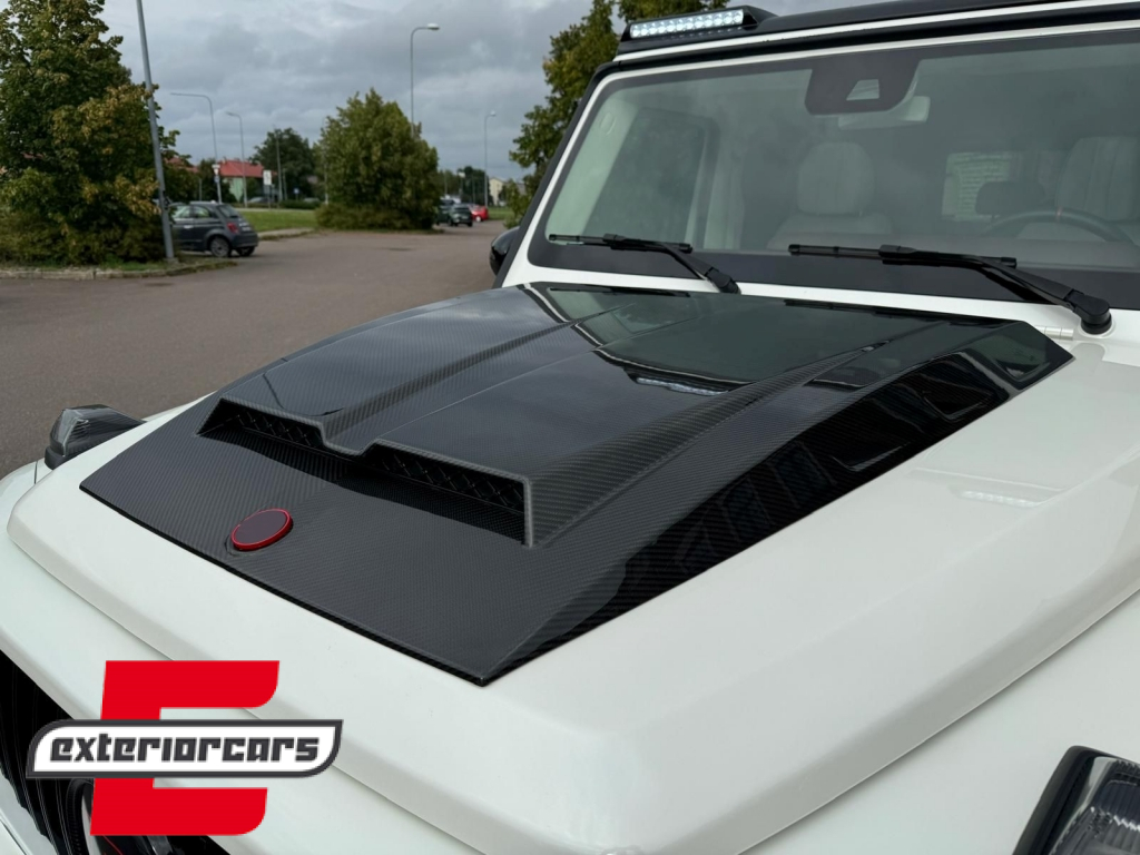 Poklopac motora - dodatak B dizajn (pravi karbon) / Mercedes W463 G-klasa (1989-2018) - Slika 14