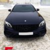 Prednja maska GT-R Panamericana dizajn (piano crna) / Mercedes E-klasa W212 S212 Facelift (2013-2016) - Slika 5