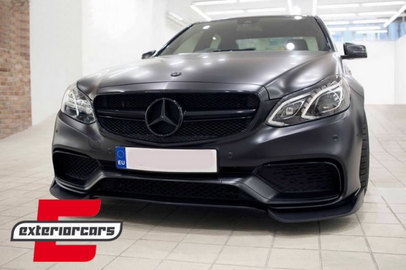 Prednji branik E63 AMG dizajn (piano crna) / Mercedes E-klasa W212 S212 Facelift (2013-2016) - Slika 7