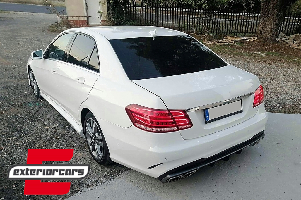 Bodykit & nastavci auspuha E63 AMG dizajn (piano crna) / Mercedes E-klasa W212 Facelift (2013-2016) - Slika 27
