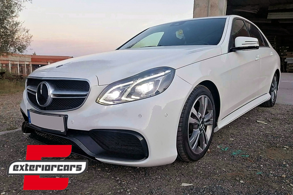 Bodykit & nastavci auspuha E63 AMG dizajn (piano crna) / Mercedes E-klasa W212 Facelift (2013-2016) - Slika 26