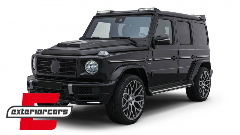 Prednji krovni spojler LED B-dizajn (pravi carbon) / Mercedes G-klasa W463 (1989-2017) - Slika 12