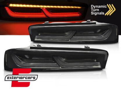 Full LED stražnja svjetla SEQ žmigavci (smoke) / Chevrolet Camaro (05.2015-2018)